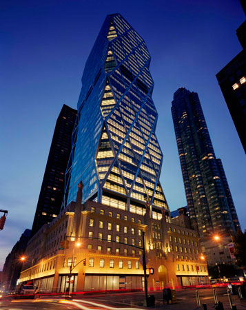   архитектор Норман Фостер, проект  Херст-тауэр  