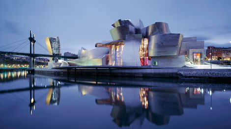  работа Фрэнка Оуэн Гери музей Гуггенхайма  в Бильбао  