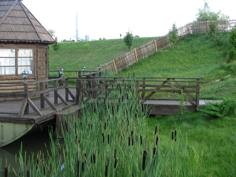  беседка из мемориального комплекса Линия Сталина 