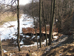   парковая  лестница 