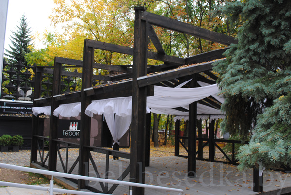  Конструкция  открытой терраса  на ул. Козлова     