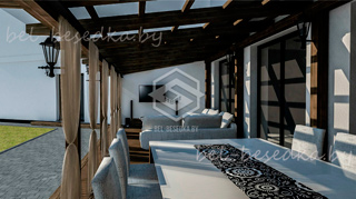 терраса  70м2 с стеклянной крышей  