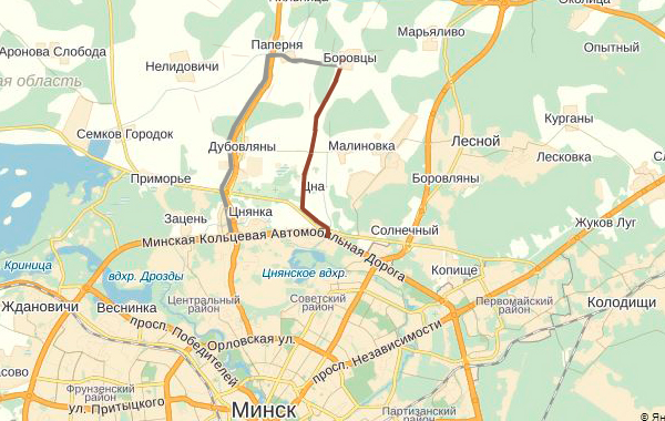 карта проезда к производству  мастерской Bel-besedka  