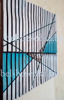   композиция триптих  3D  из массива лиственницы  