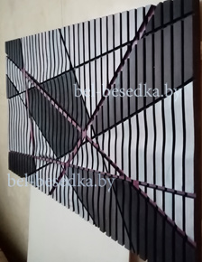  3D композиция в стиле параметрического дизайна с разноуровневыми  линиями 