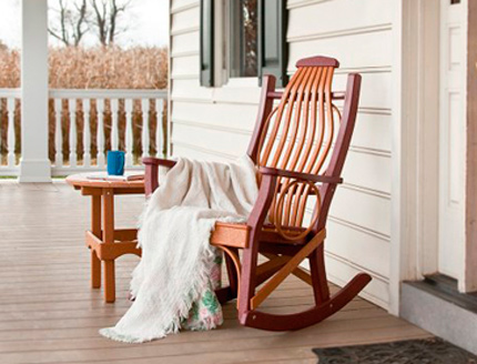  терраса в колониальном стиле    