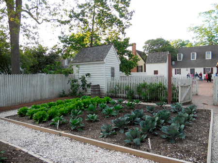   огород в колониальном стиле   