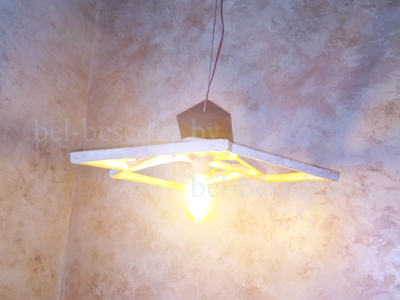   авторский стетильник  лофт с витражным стеклом Spectrum 