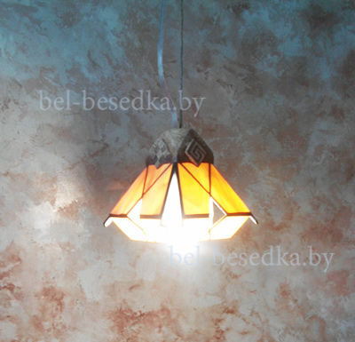   авторский стетильник   с витражом 