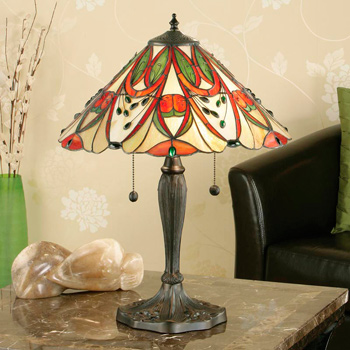  Освещение в стиле арт-нуво,  лампа Тиффани   