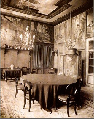  интерьер в стиле арт-нуво   