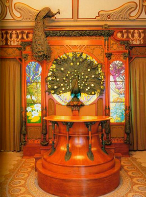   интерьер  ювелирного магазина Фуке 