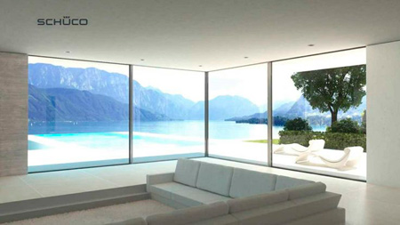  бескаркасное остекление Schuco 