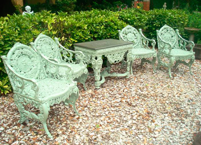  мебель садовая  готического стиля 